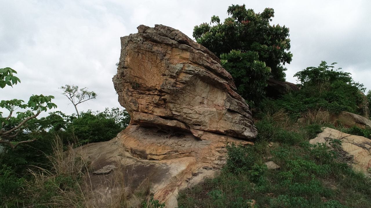 This is a natural rock found in Buoyam, Bono East Region