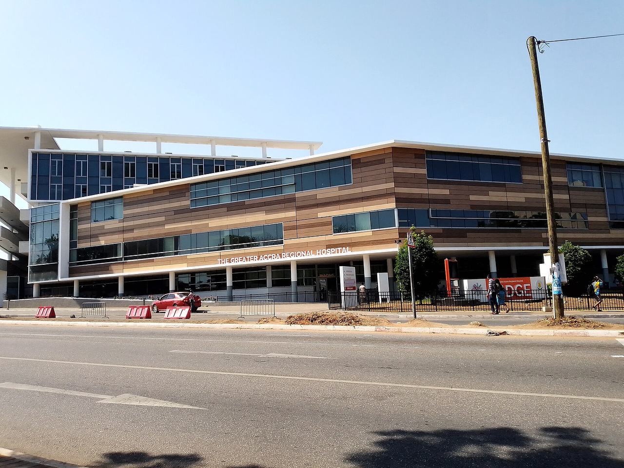 The Greater Accra Regional Hospital is located at ridge in Accra, Ghana