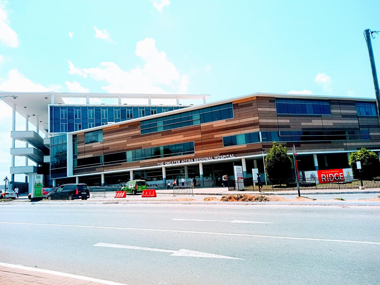 The greater Accra regional hospital in Ghana