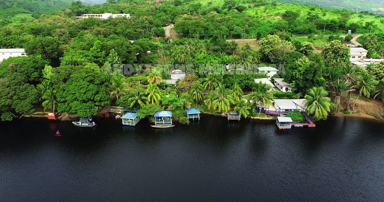A calm relaxing that at akosombo Ghana