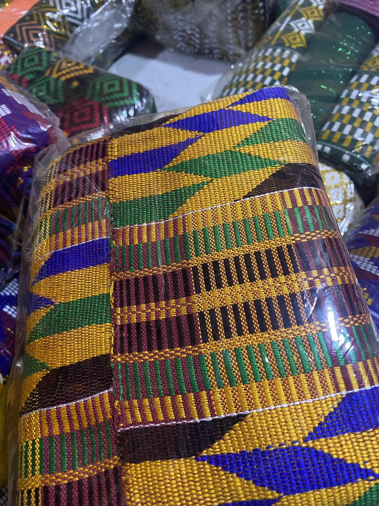 This is a sample of the Kente products