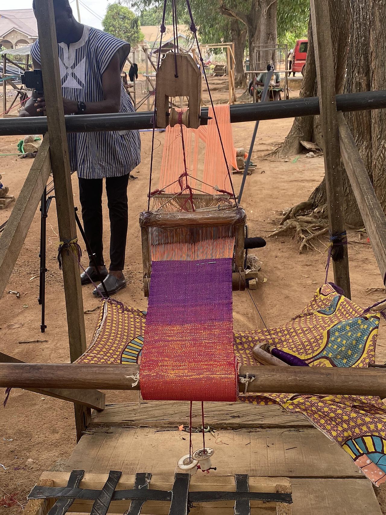 This is a sample of the Kente products