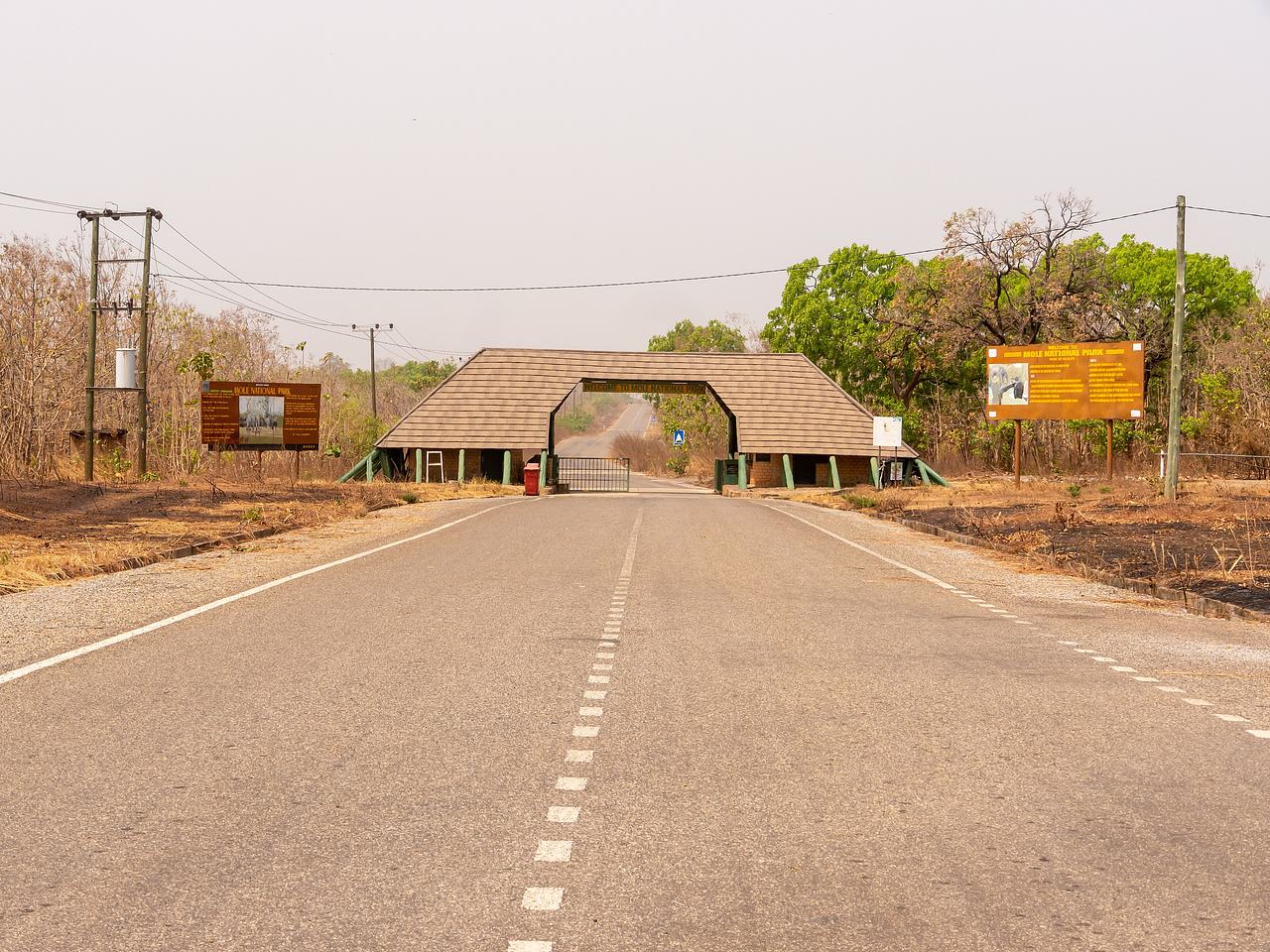 Entrance Gate of Mole National Park 
