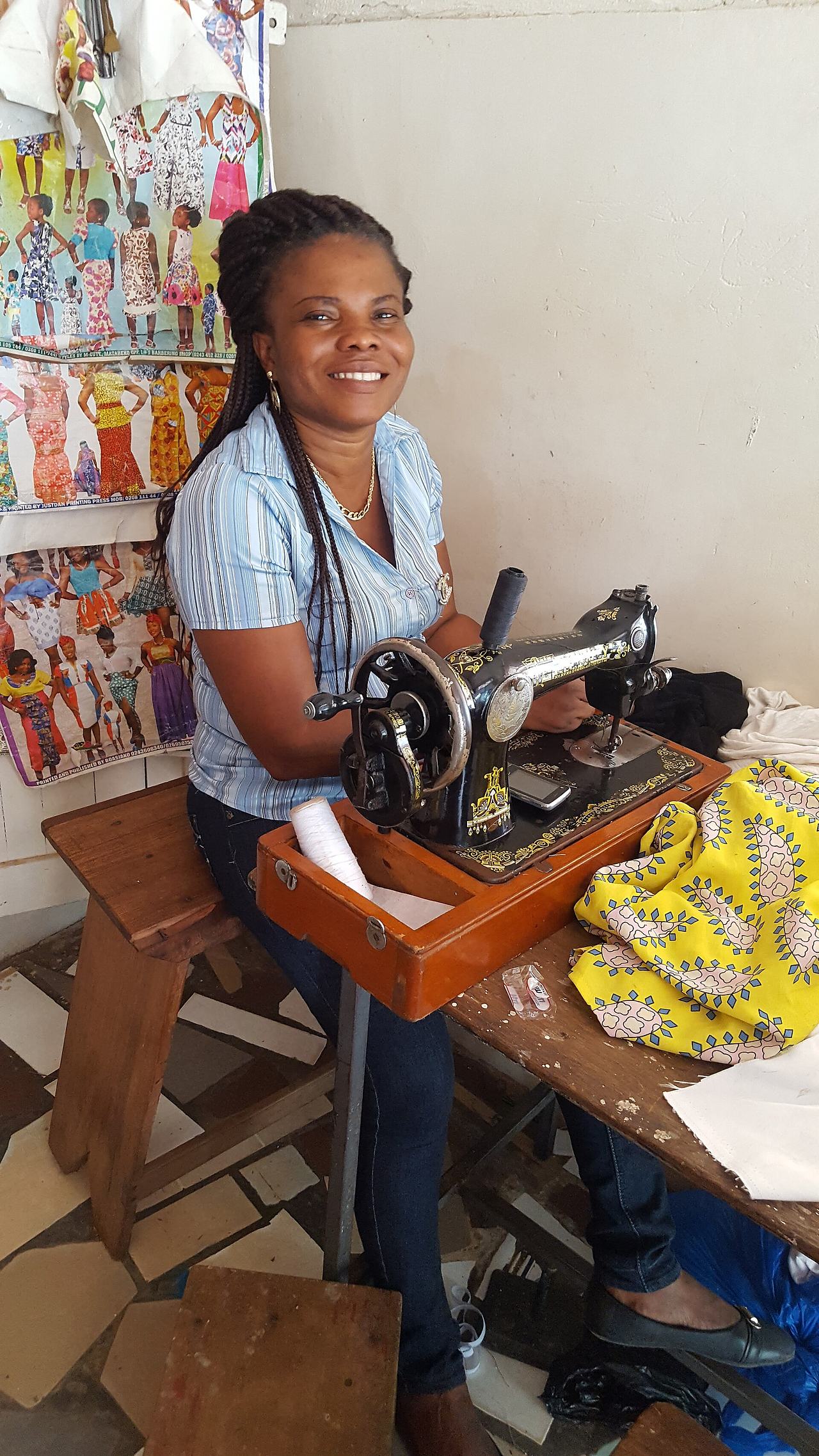 This is an image of "African people at work" from