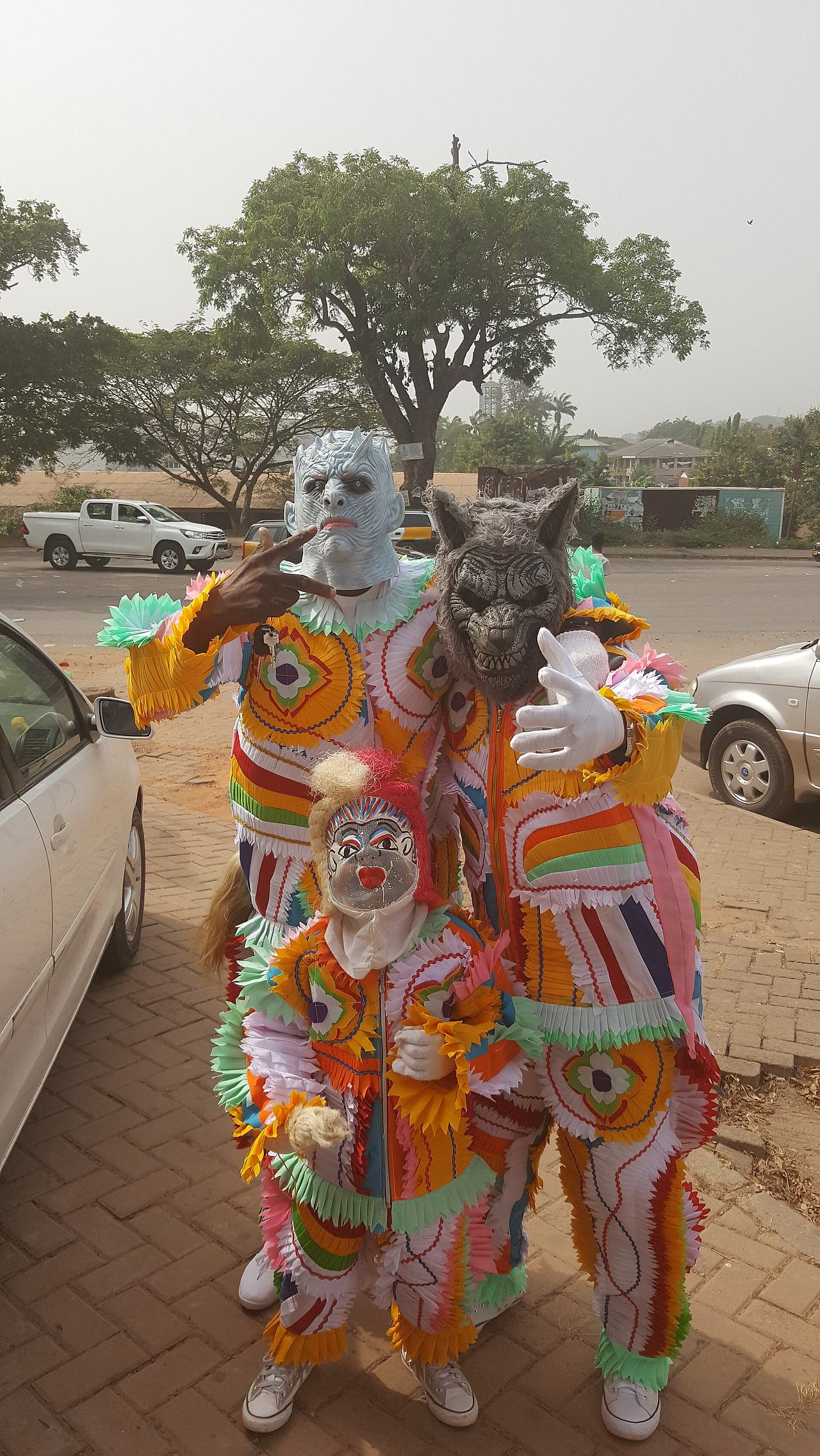 In Takoradi masquerading means building friendships forgiveness togetherness fun entertainment and playing around