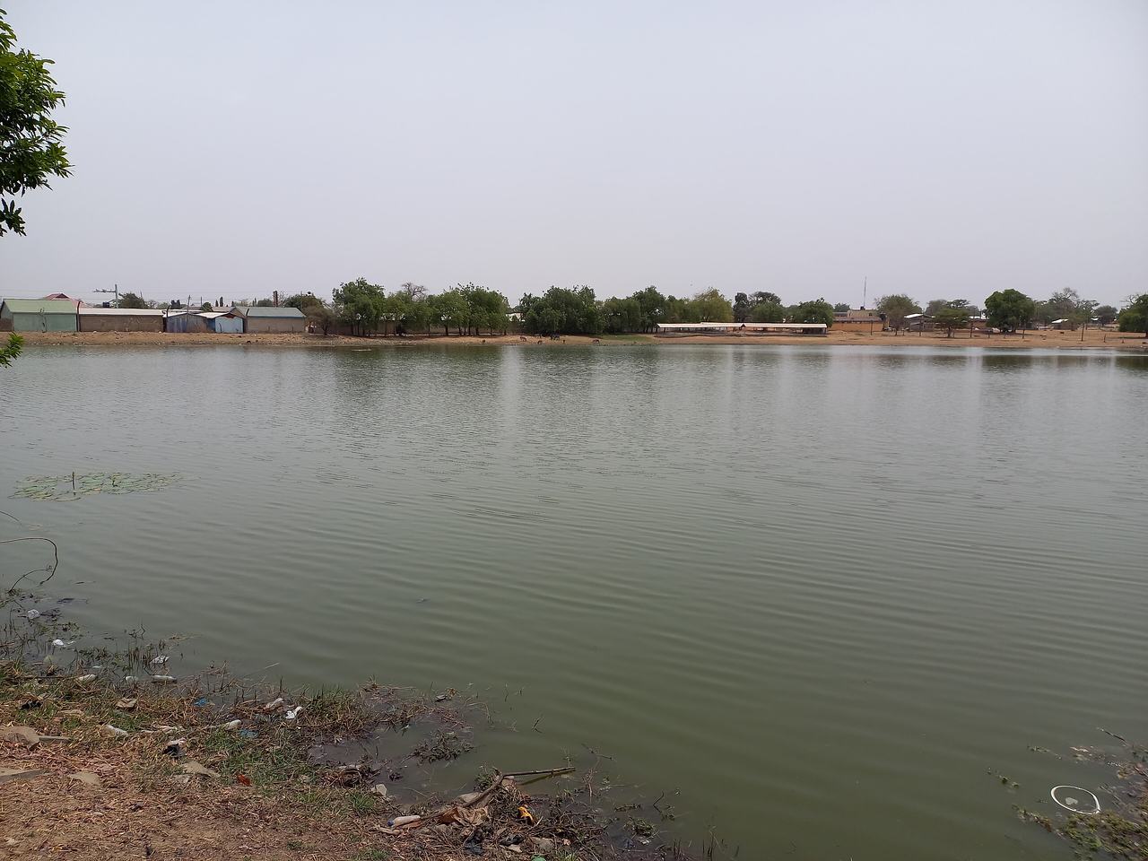Pollution on Paga's Crocodile Pond 
