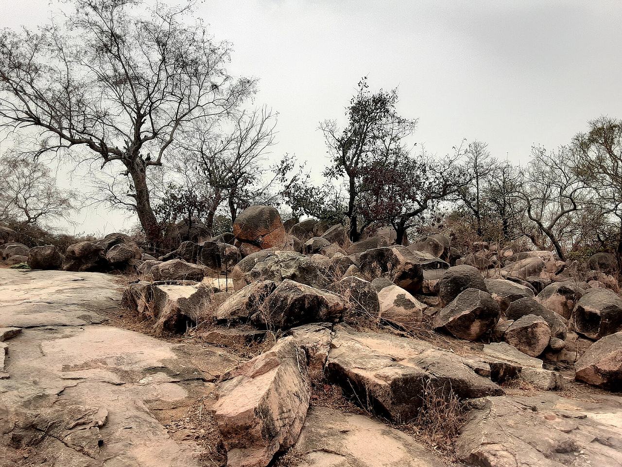The open area for the slaves and the masters at the time.