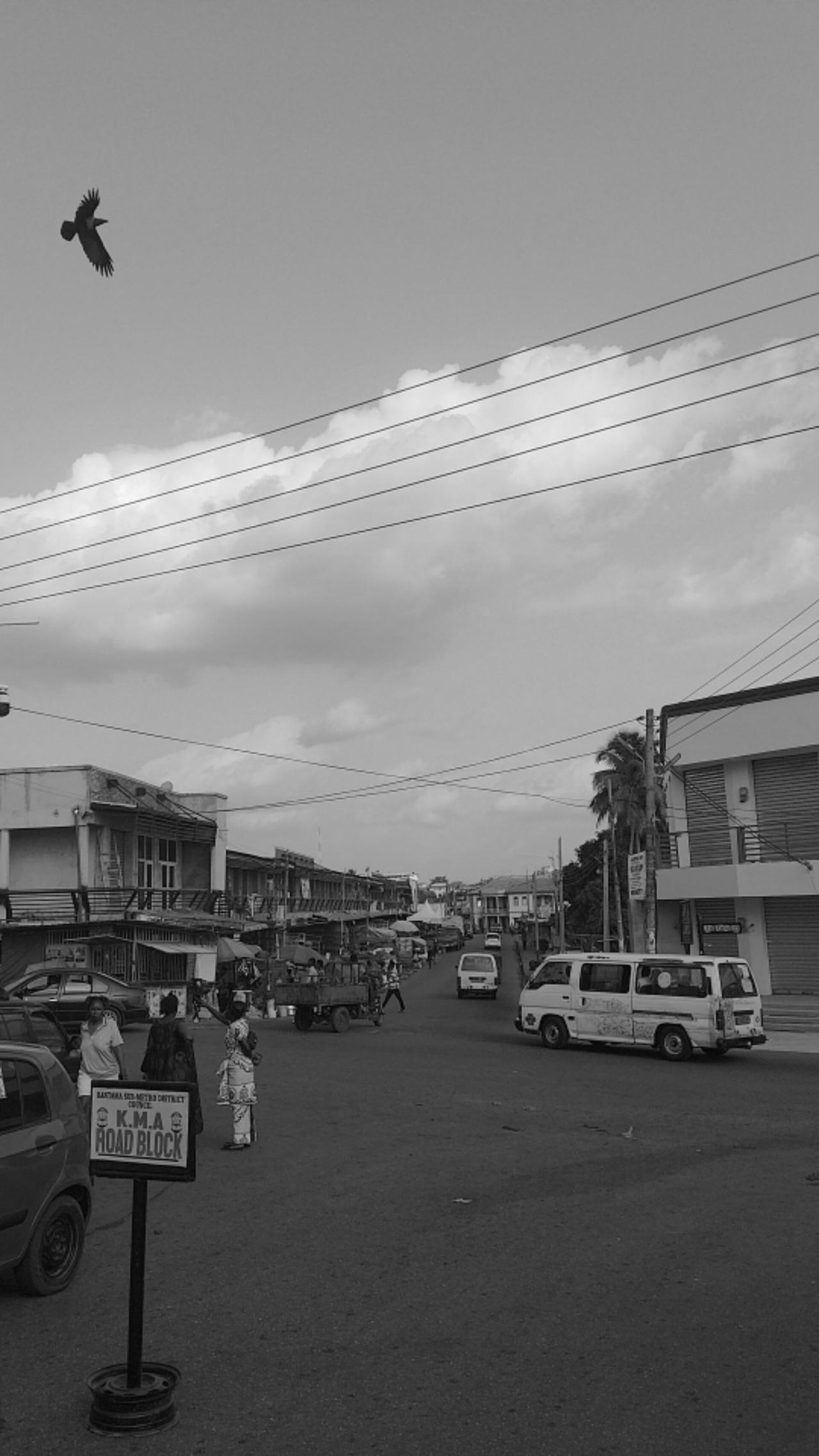 The is a beautiful capture of Bantama, a town in Kumasi.