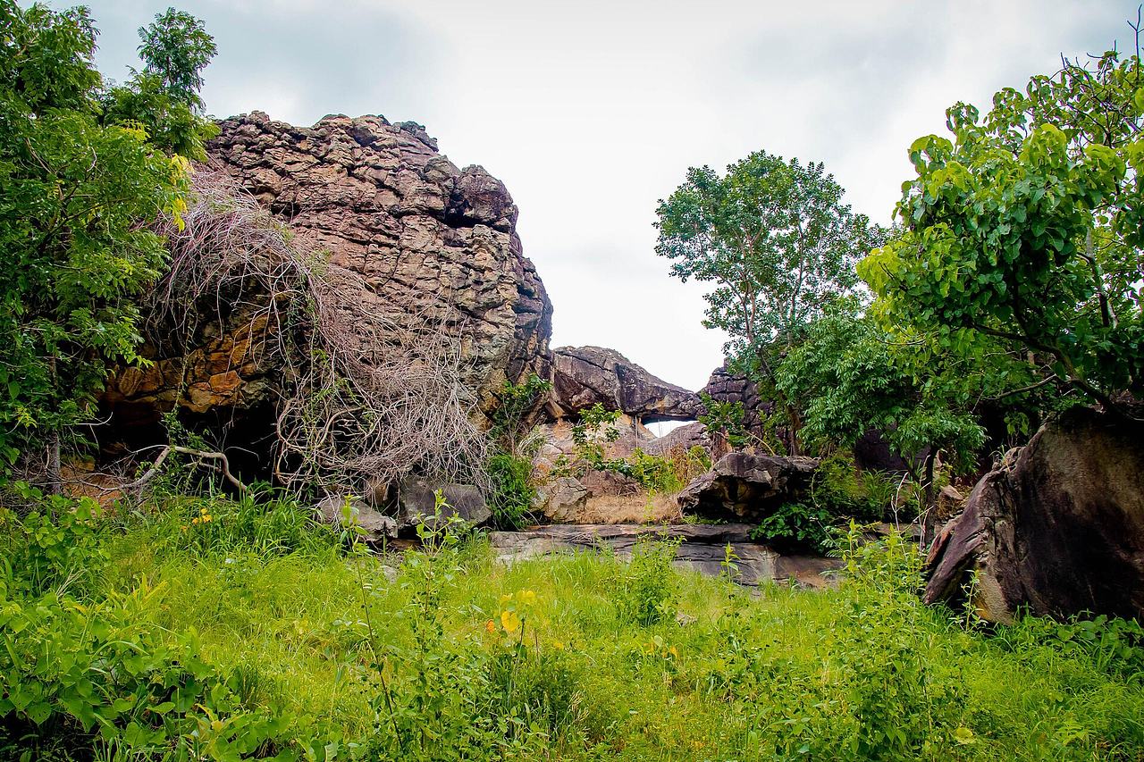 A very big high lying rock in the Bono East region of Ghana