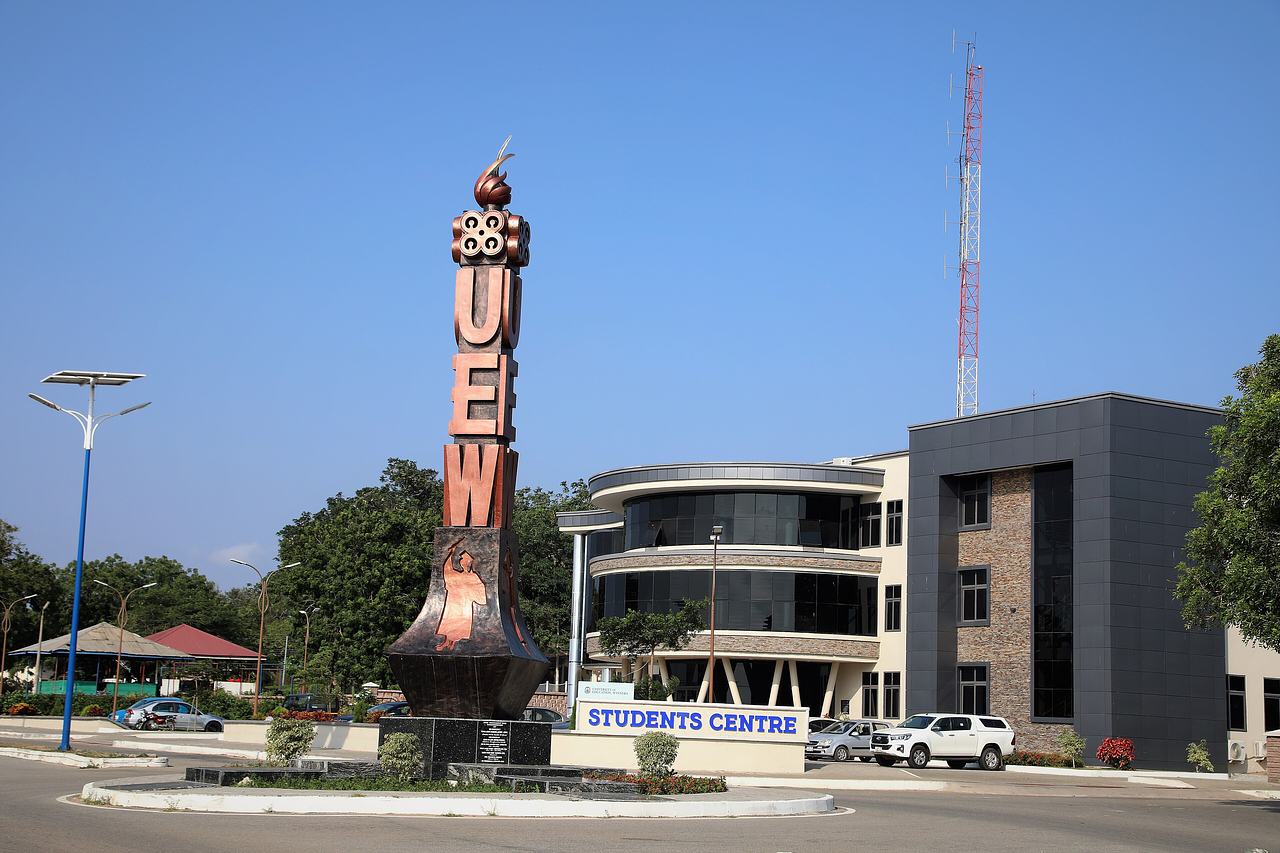 Student center at the University of Education Winneba, North Campus.