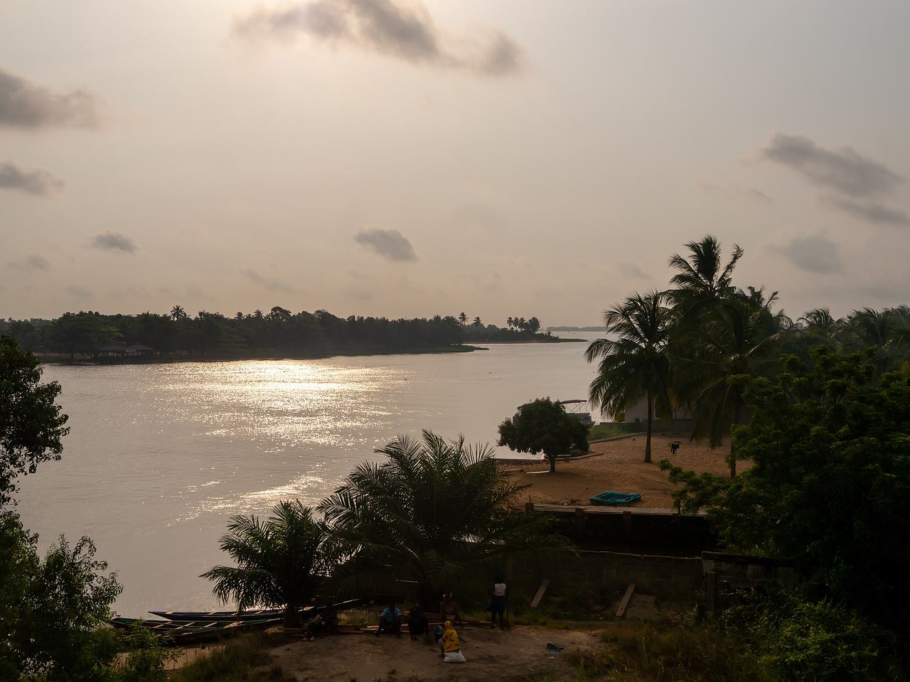 Volta River Delta in East Ada 