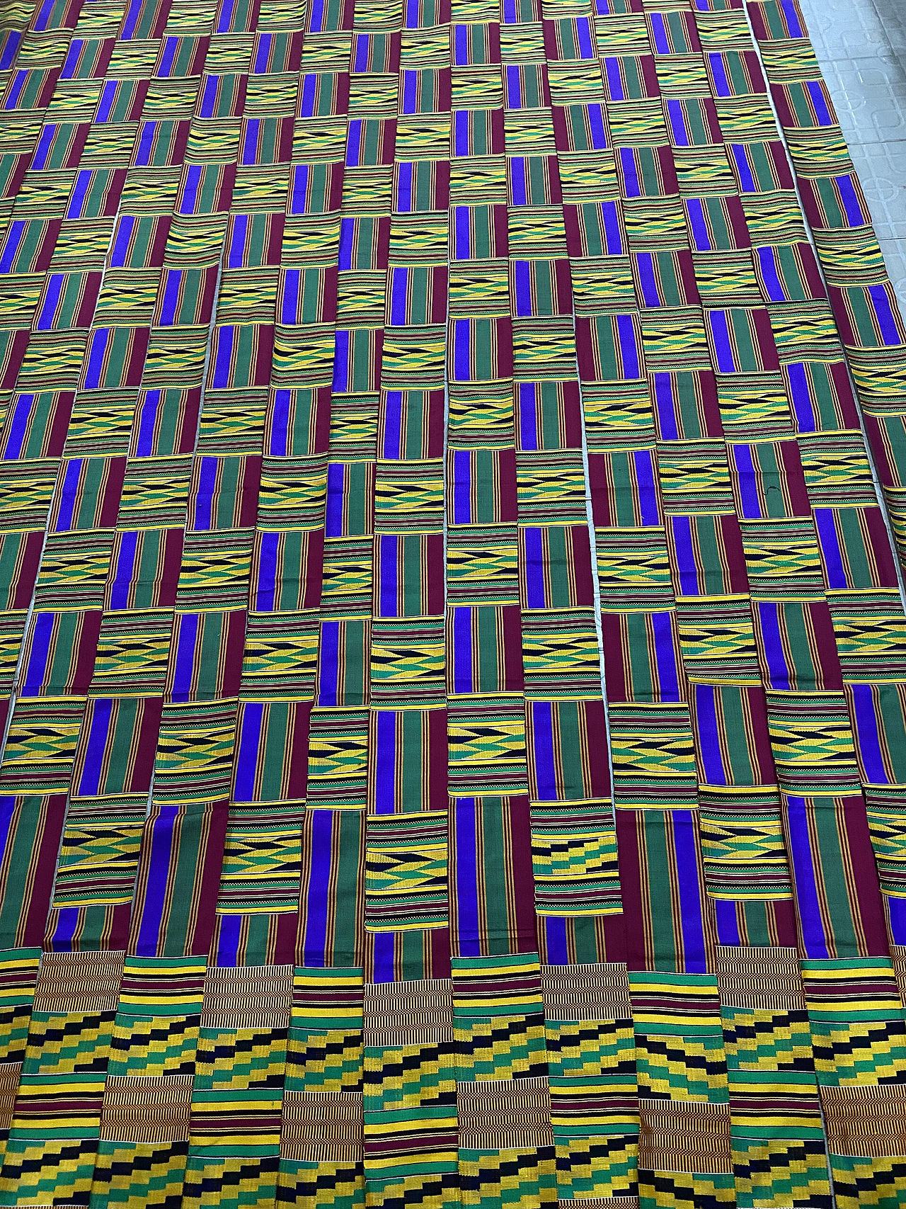 This is a sample of the Kente products