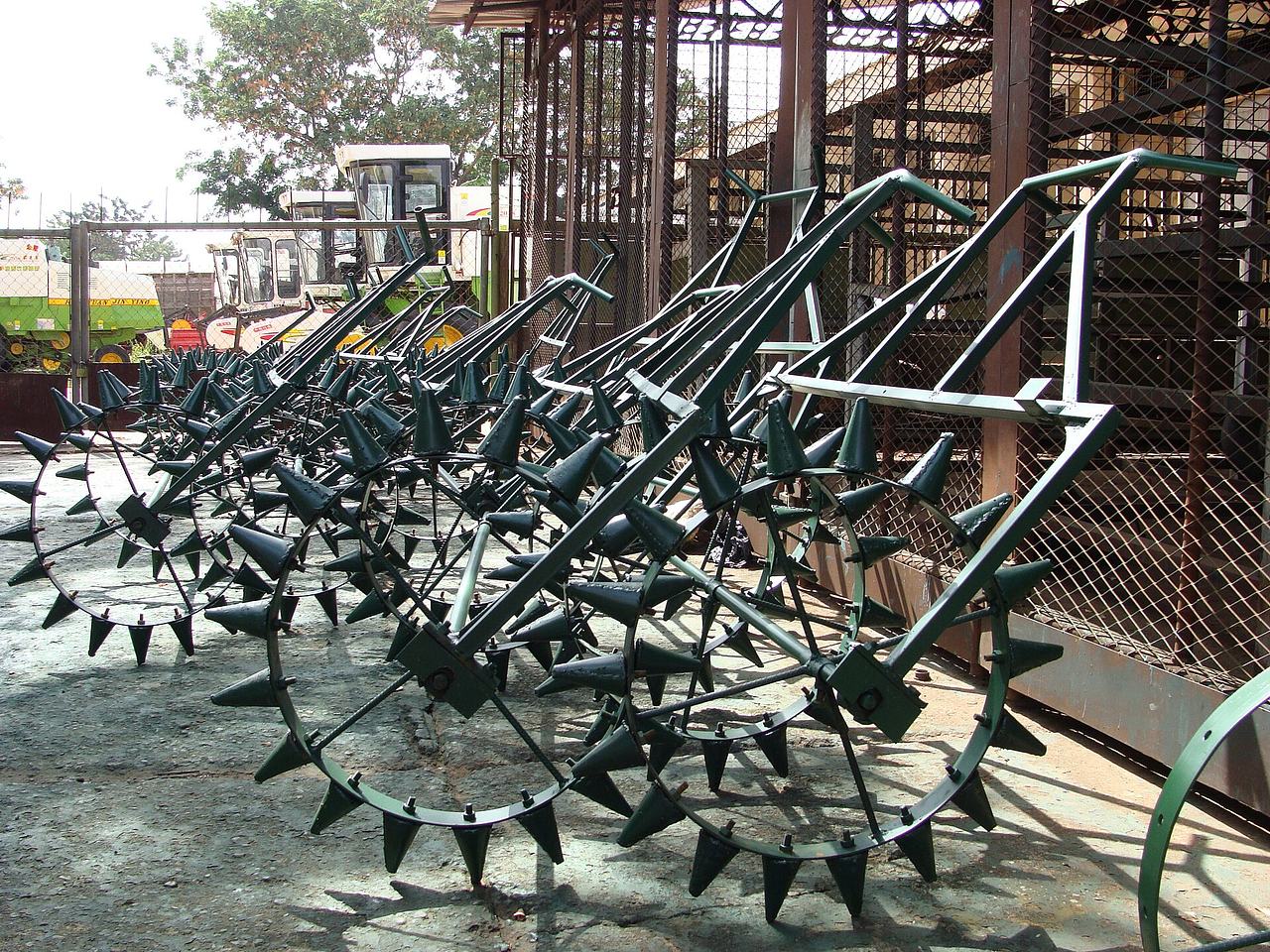 Techiman-based Tamale Instruments manufactures farm equipment, including these dibblers--tools that makes planting seeds faster and more consistent. USAID connects Tamale Instruments with organizations and cooperatives that provide implements to f...