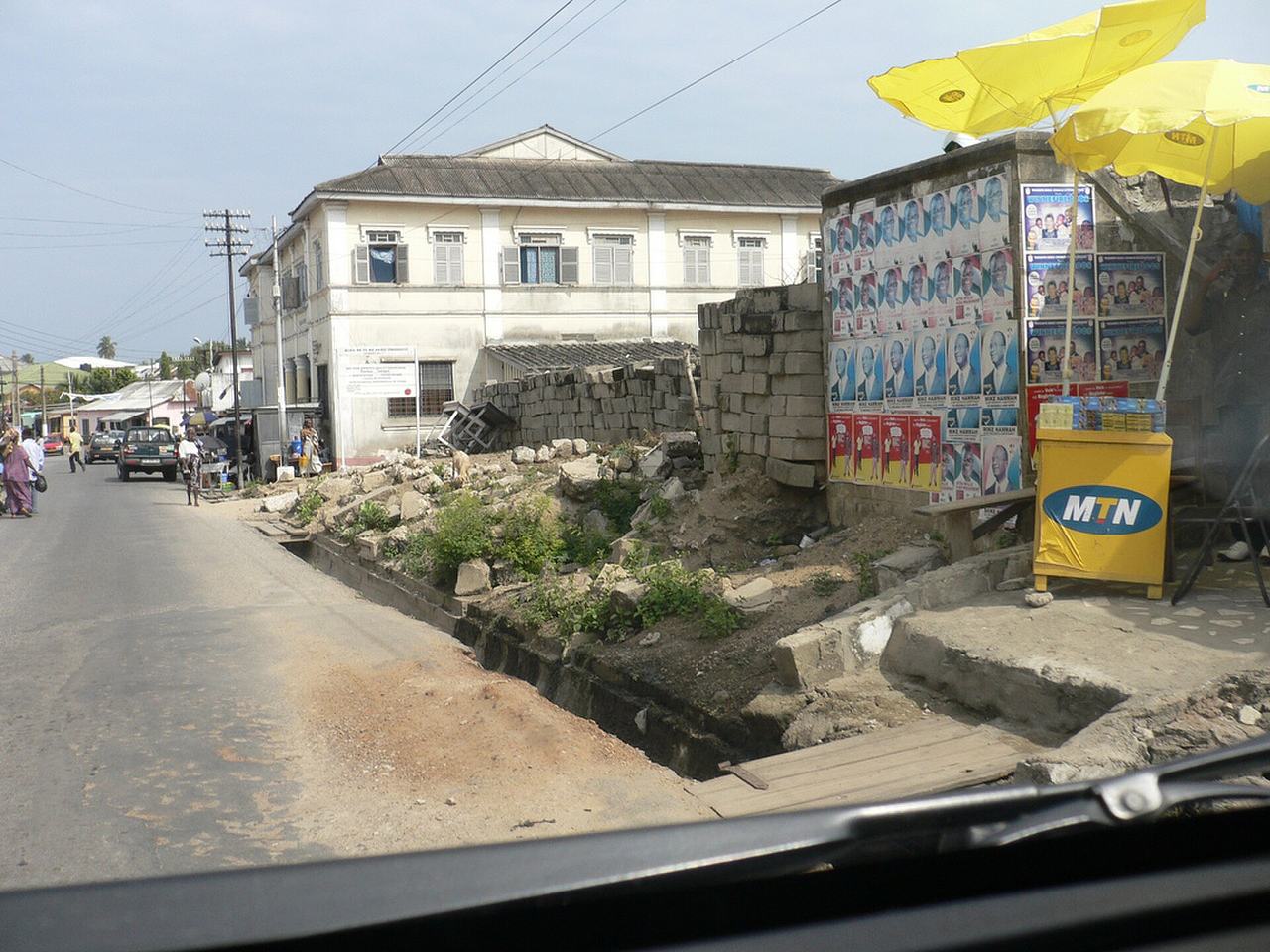 Street in Winneba, Ghana