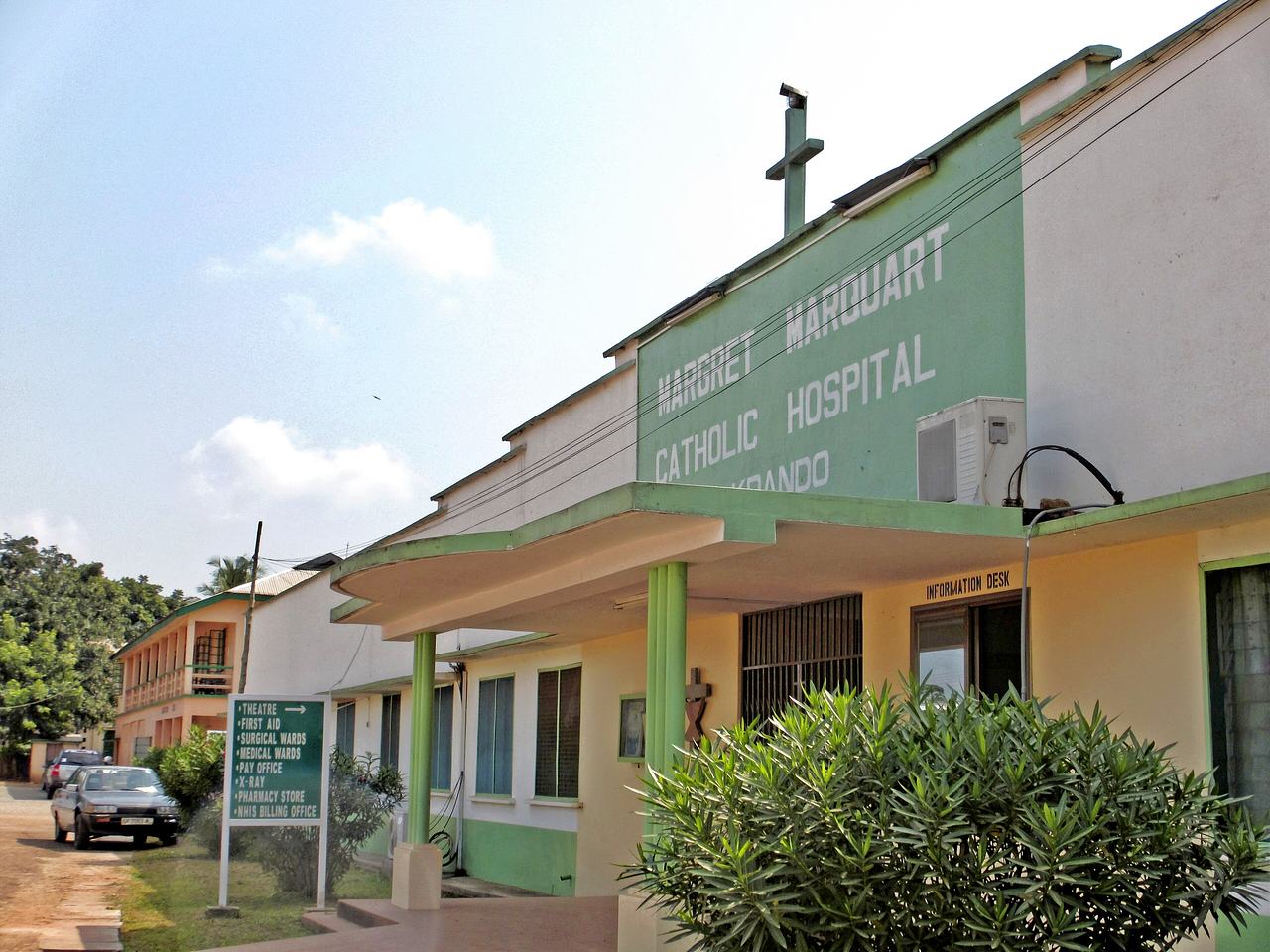 The Margret Marquart Catholic Hospital in Kpando (Volta Region, Ghana).