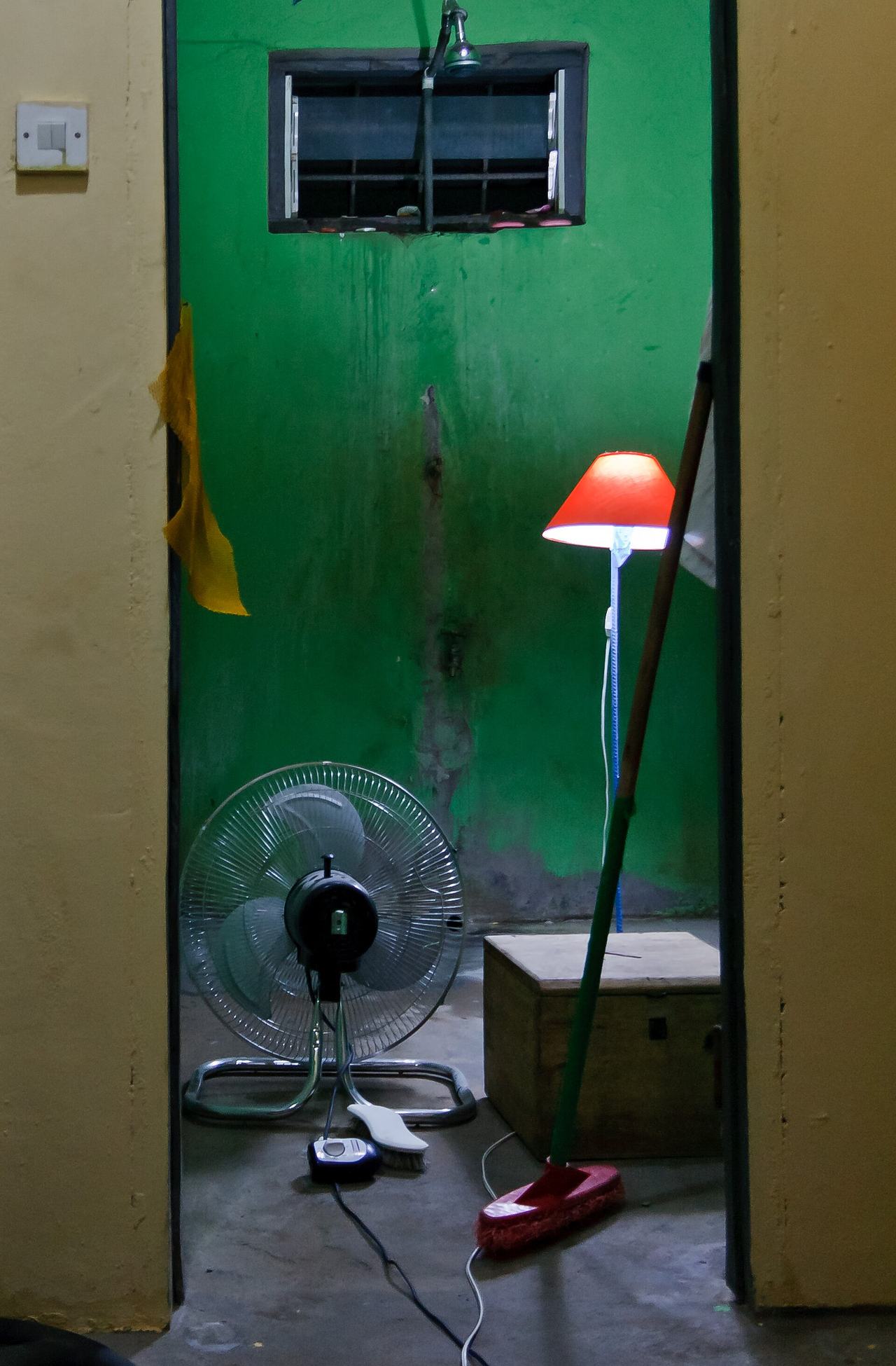 All of our bravest household objects held a meeting with the shower last night.