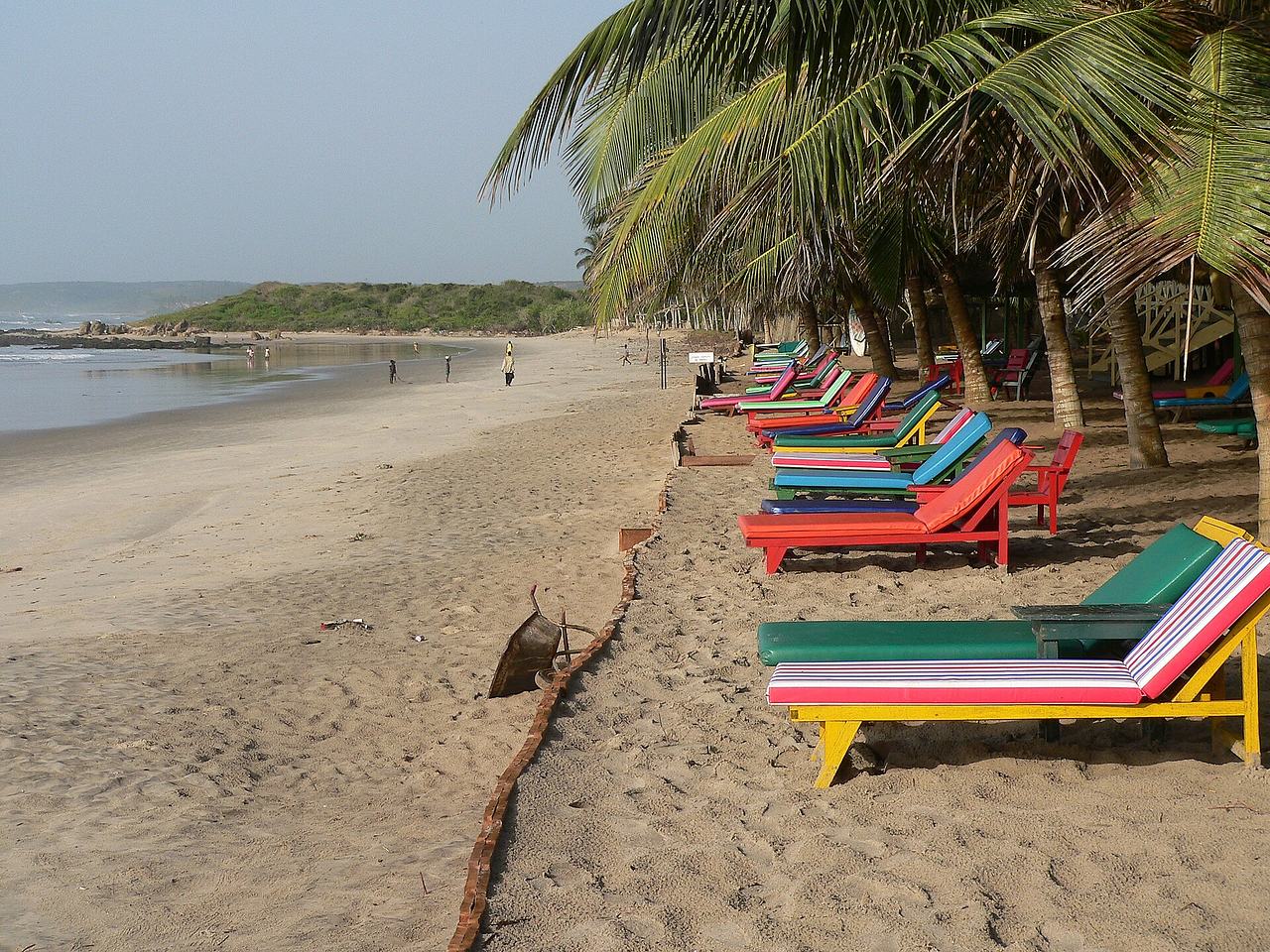 Beach Resort and Seaside Resort setting in Central region, Ghana.
