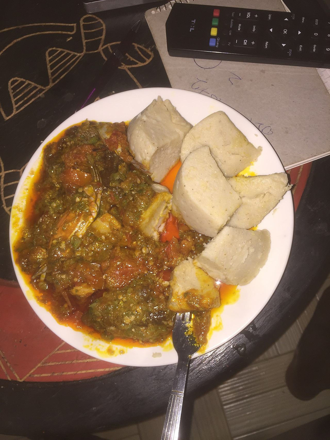 A local Ghanaian food