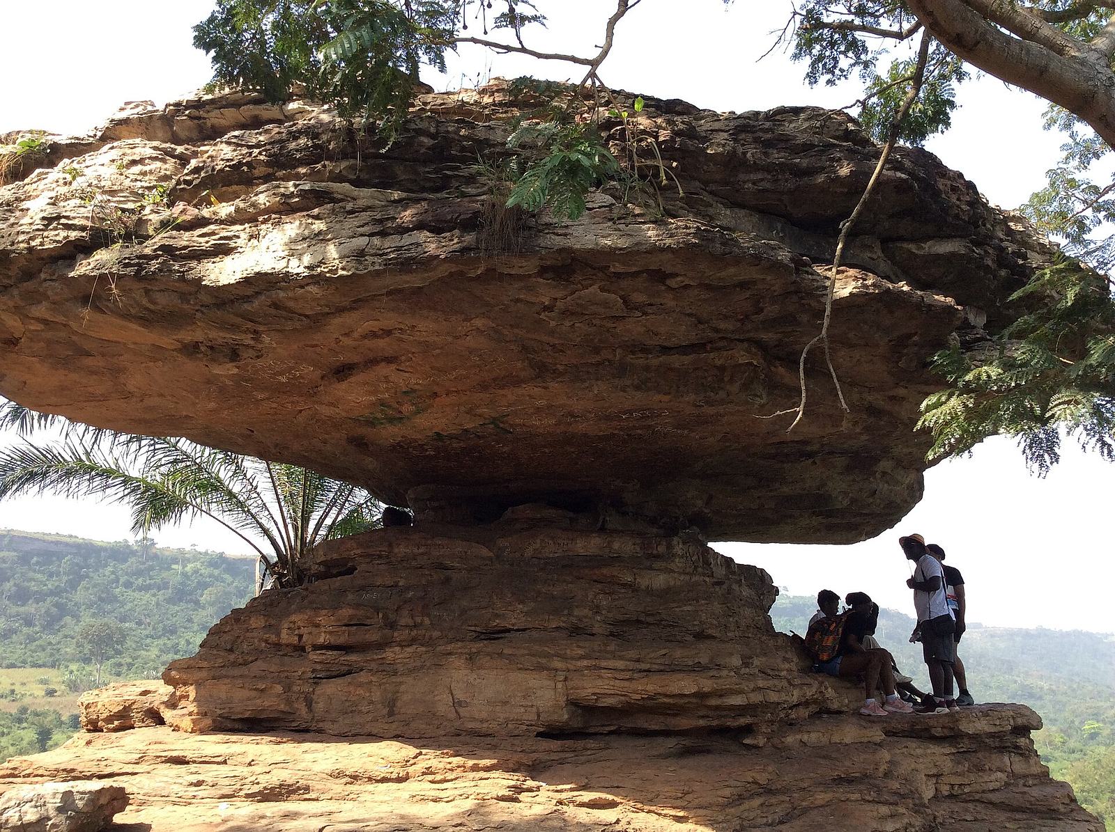 Umbrella rock Koforidua