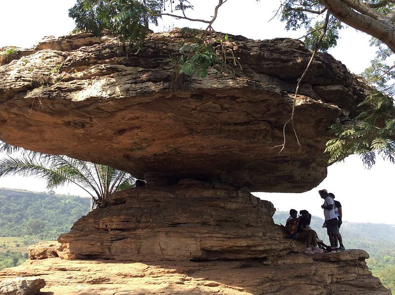 Umbrella rock Koforidua