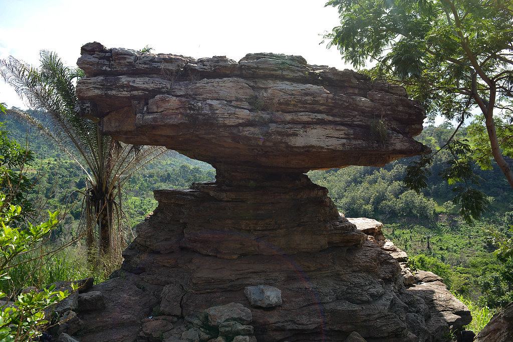 Umbrella rock, Ghana