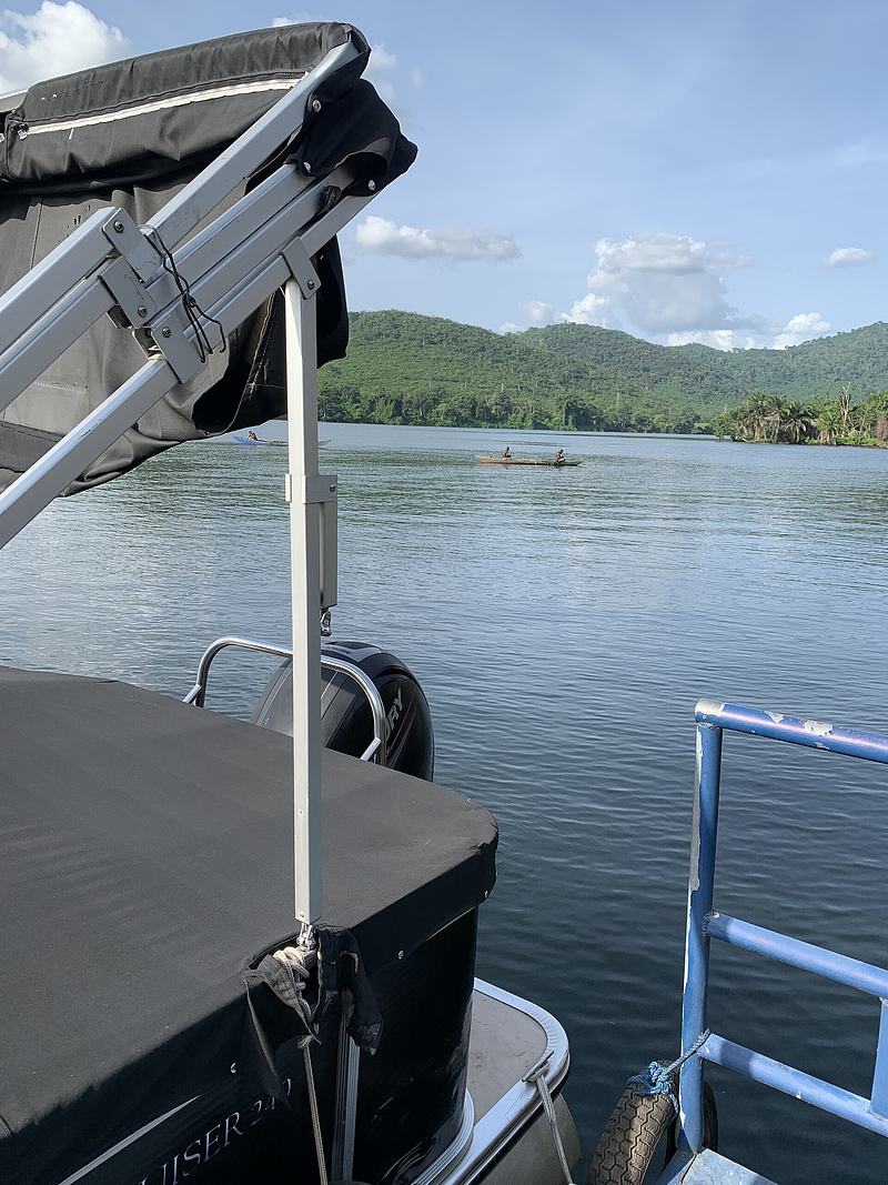 Photo of Lake Volta near the Afrikiko Hotel, Akosombo
