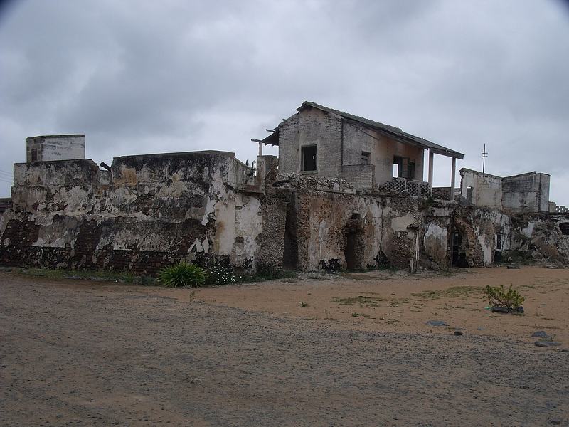 Outside view of the Fort Prinzenstein in Keta, Ghana. 2