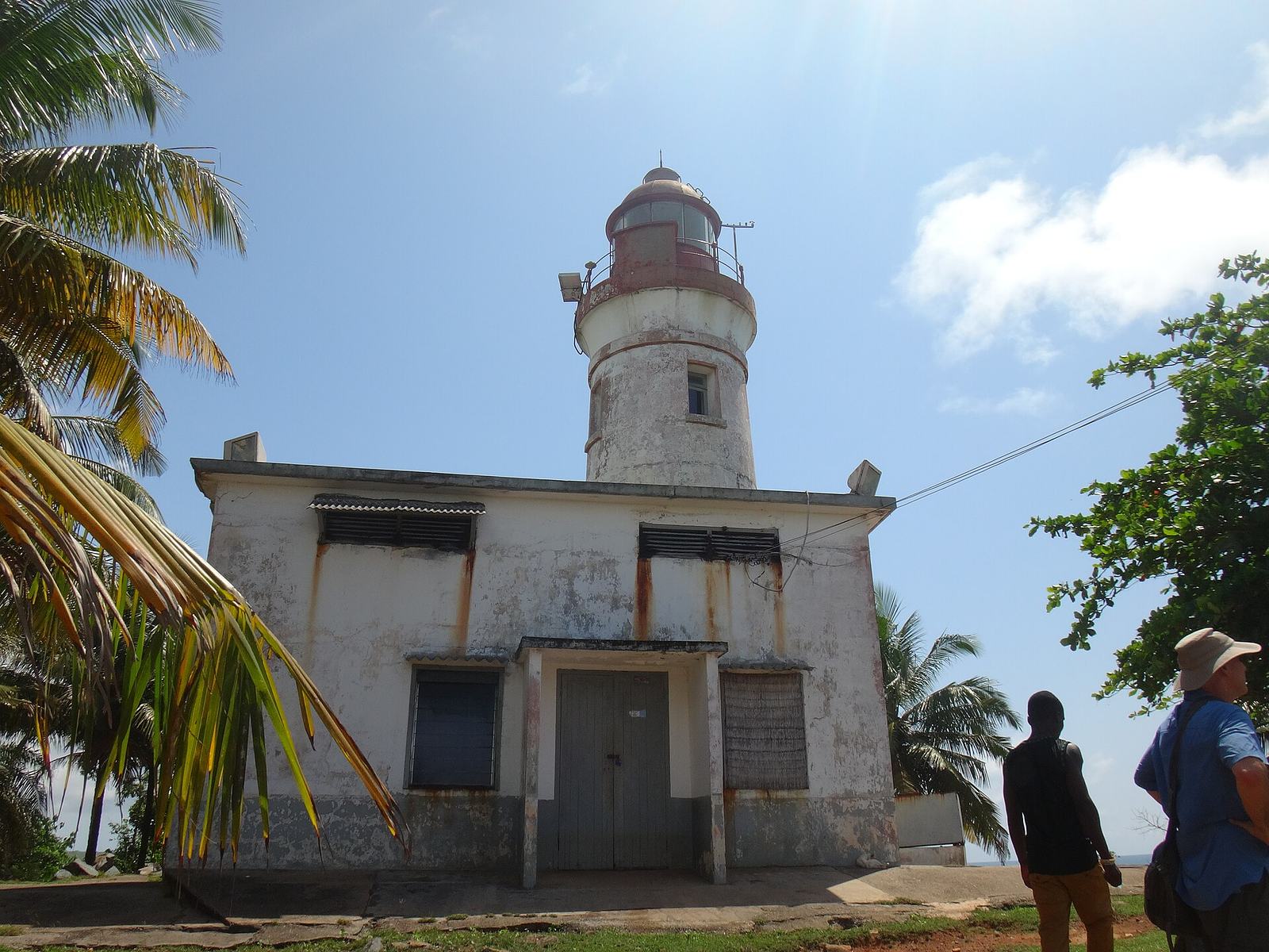 Lighthouse at Cape Three Points Village, Ghana