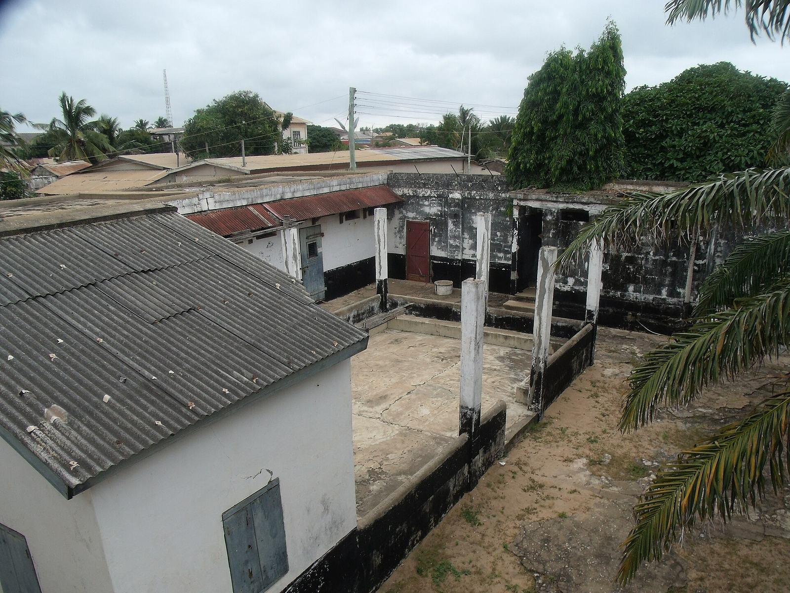 Outside view of the Fort Prinzenstein in Keta, Ghana. 10