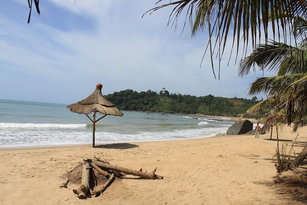 Beach at Butre, near the Hideout guest house