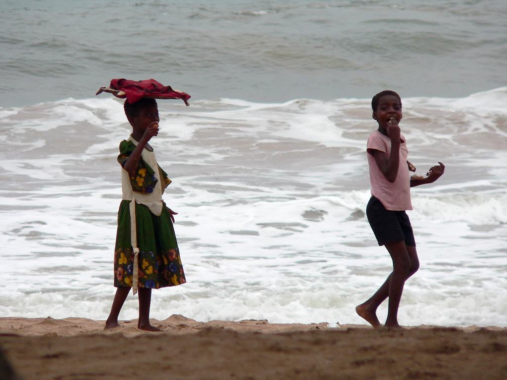 Kids on the beach