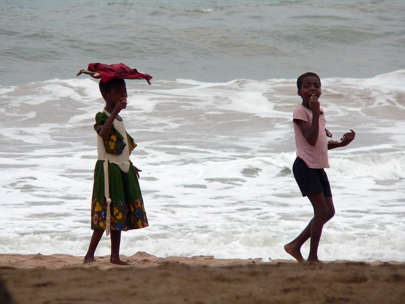 Kids on the beach