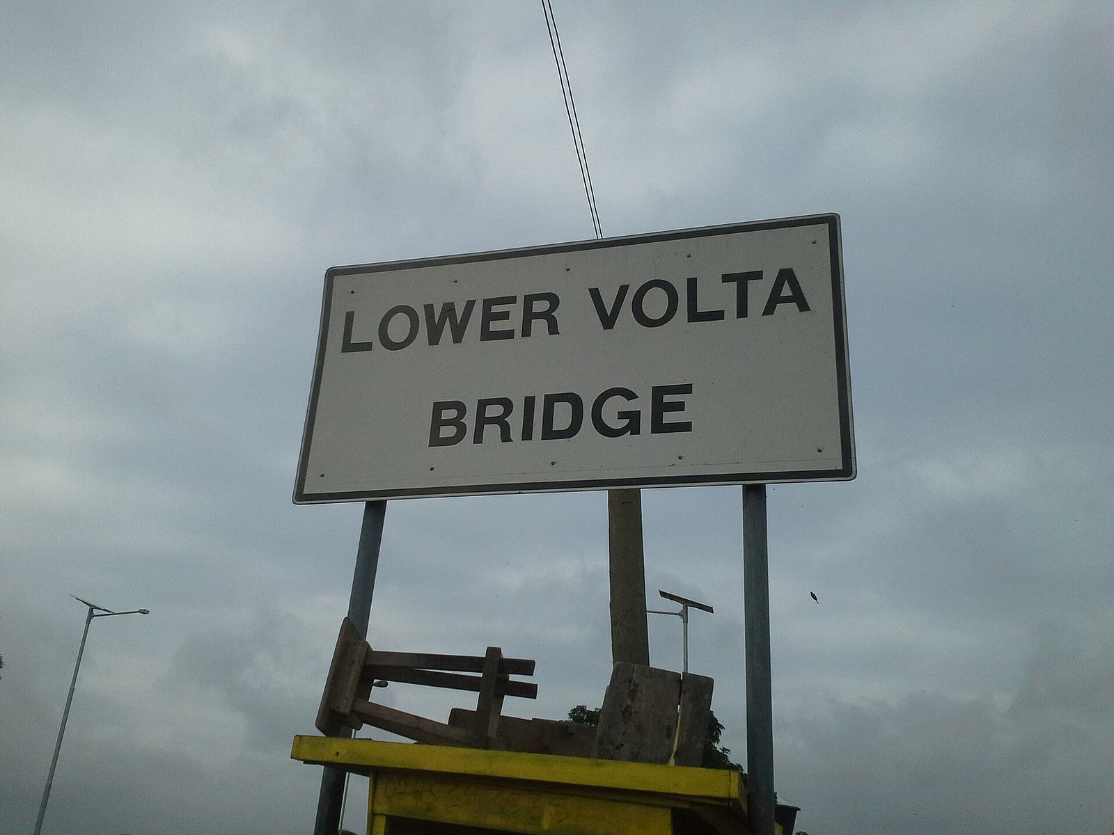 Lower Volta Bridge Signpost