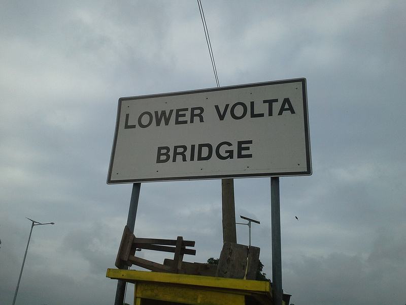 Lower Volta Bridge Signpost