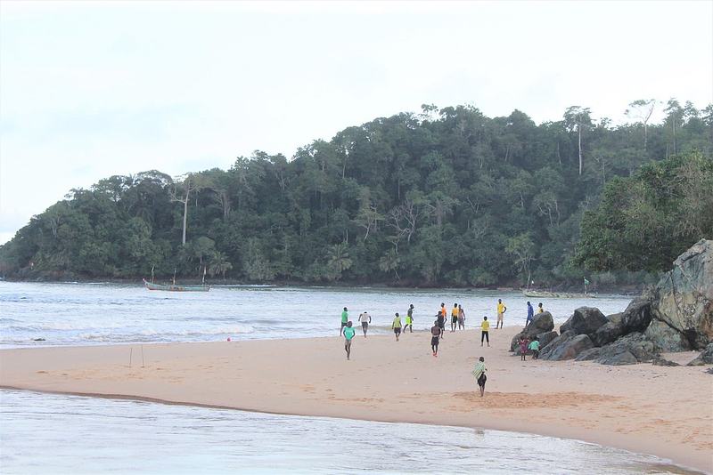 Football at the Beach, Butre, Ghana