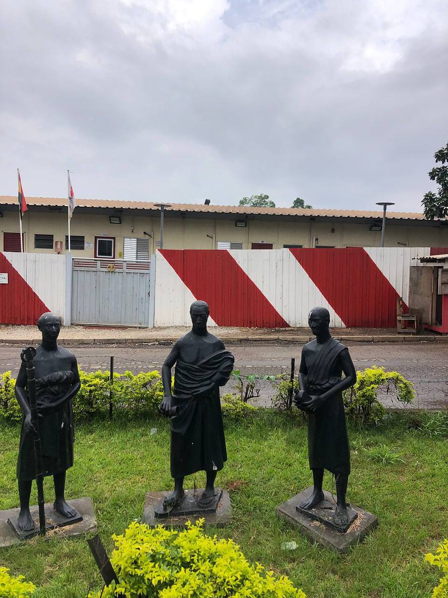 Historic Statues at the Africa Culture - Kumasi Centre for National Culture