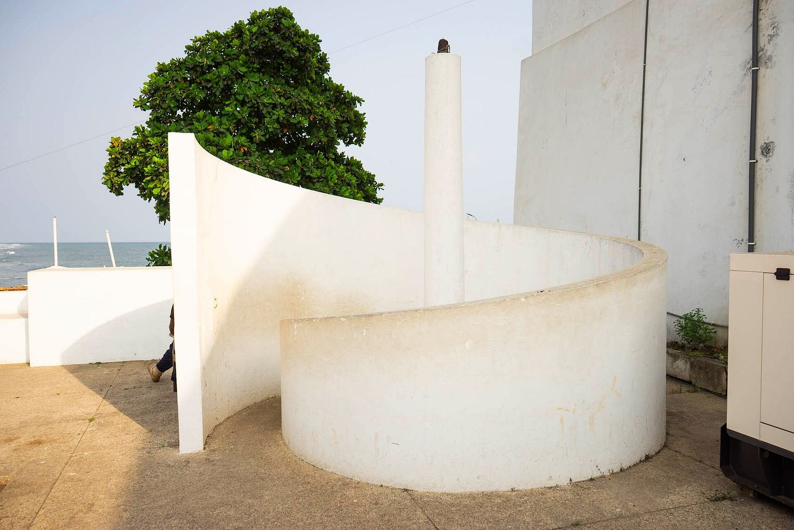 Osu Castle Accra outside view