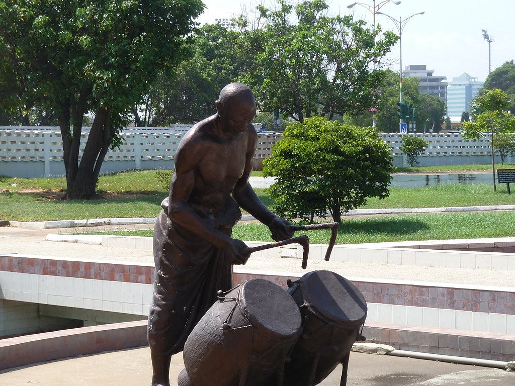 Drummer at Memorial to Kwame Nkrumah