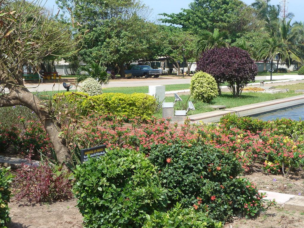 Garden at the Kwame Nkrumah Memorial
