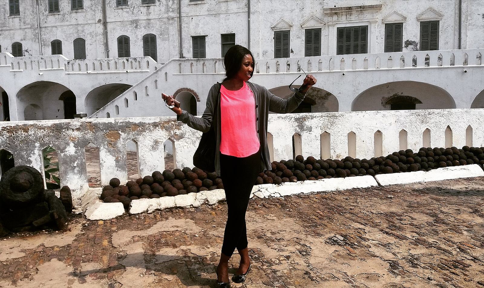 Cape Coast Castle in Ghana, the historic fortification that houses the Cape Coast Castle Museum.