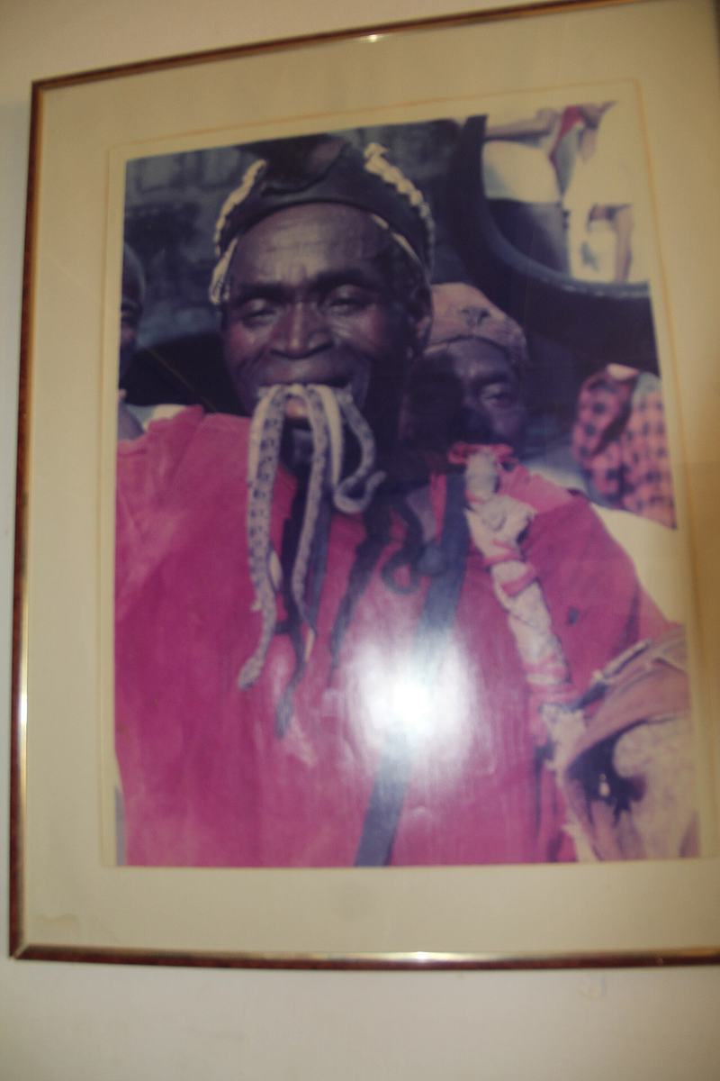 Worriers exhibit their magic shown at Upper East Regional Museum (Ghana) 1