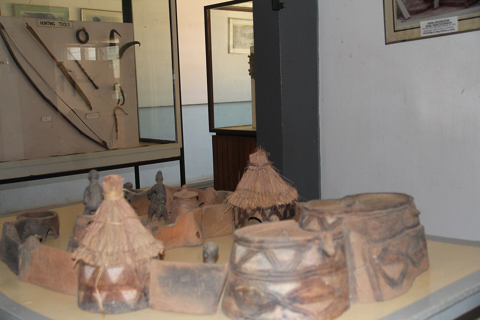 How locals build their homes many years ago - Upper East Regional Museum (Ghana)