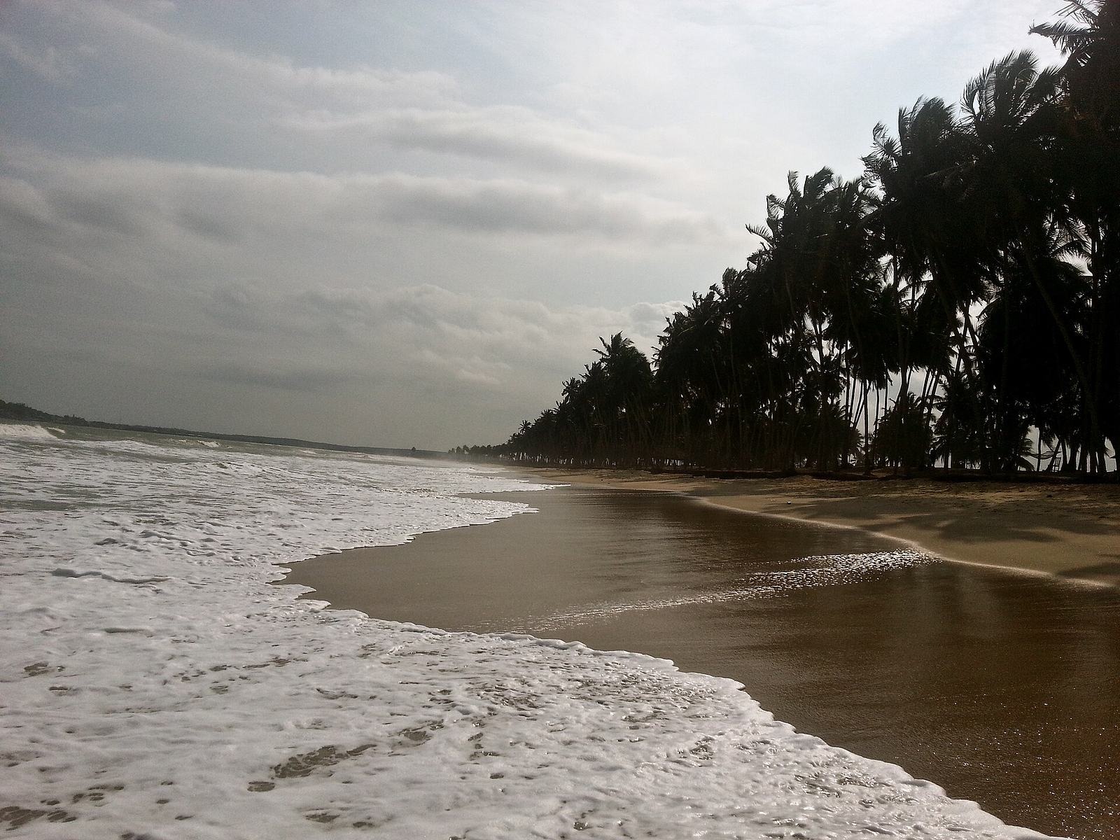 Blue Diamond Beach near Apam