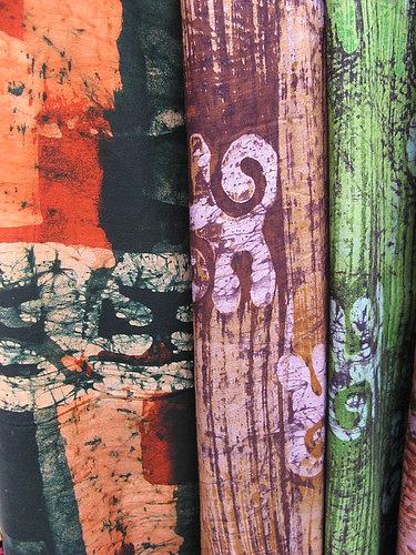 Batik in Makola Market, Accra, Ghana
