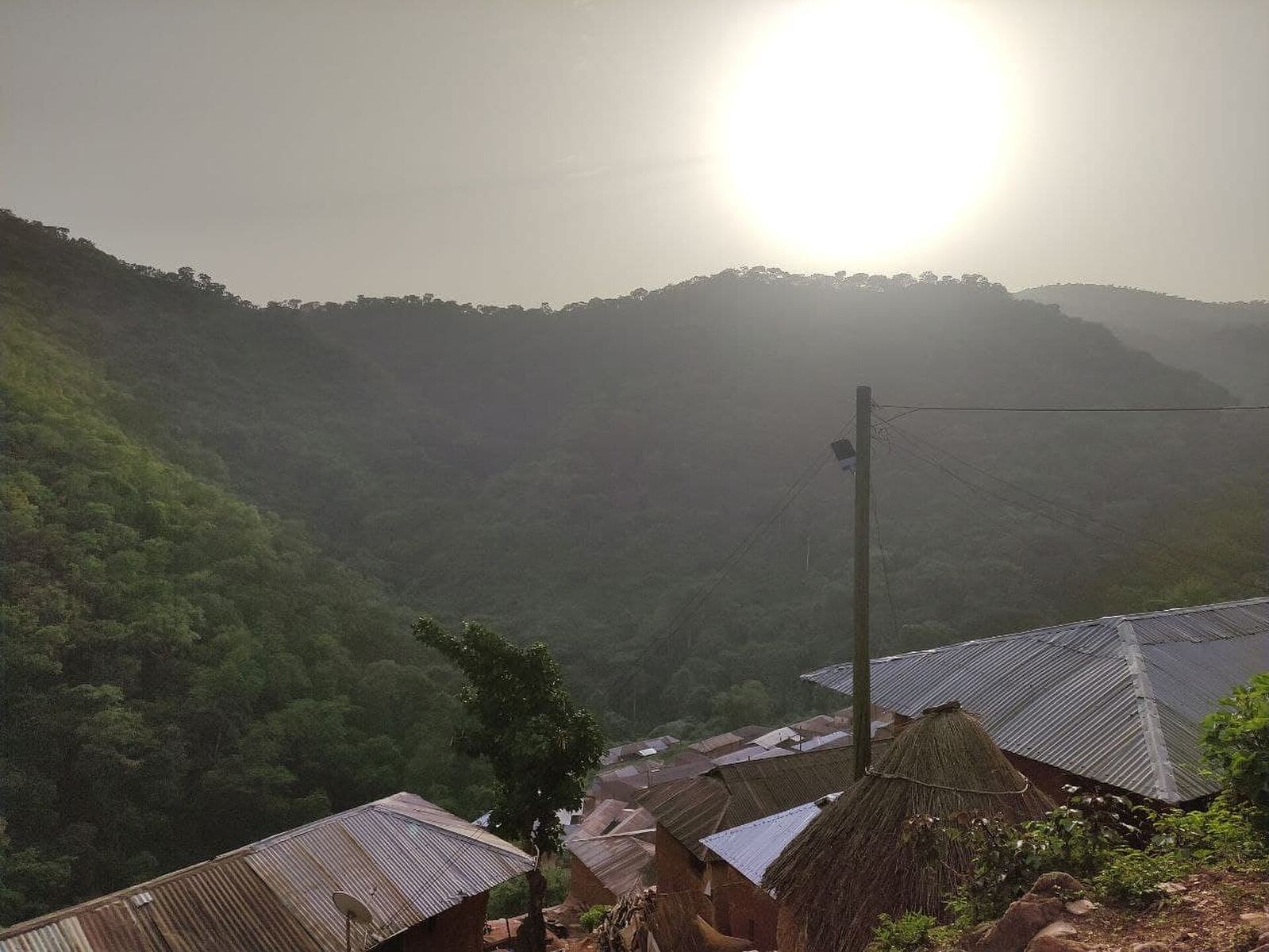 Sun rise at the Hanging Village