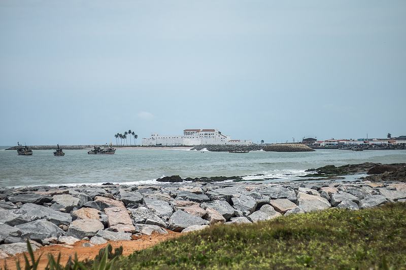 Elmina Castle in Elmina, Central Region, Ghana.