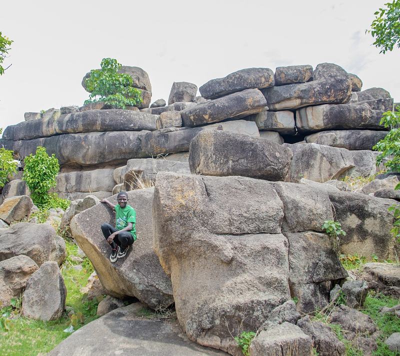 Packed rocks at Tongo Hills