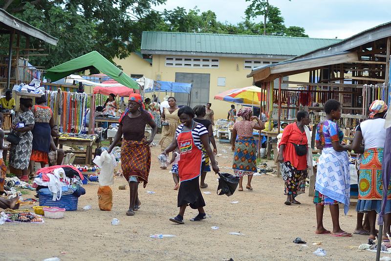 Koforidua beads market