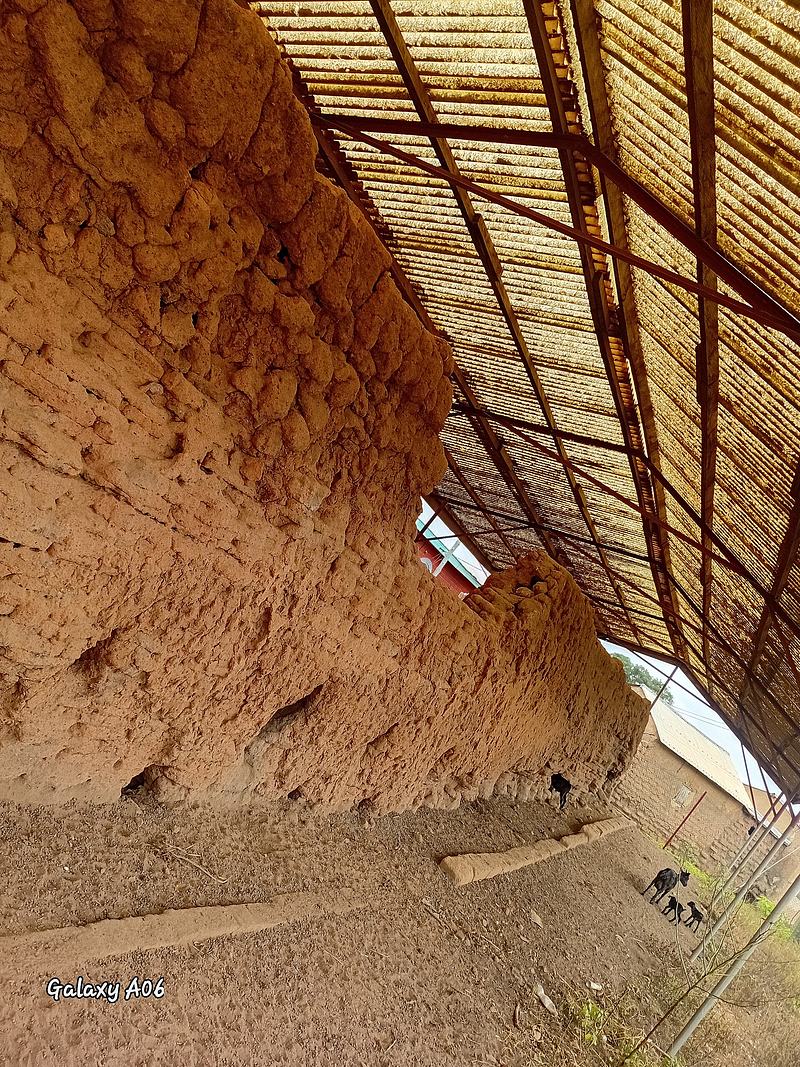 Ancient slave defence wall at Gwollu, Sissala West, Ghana