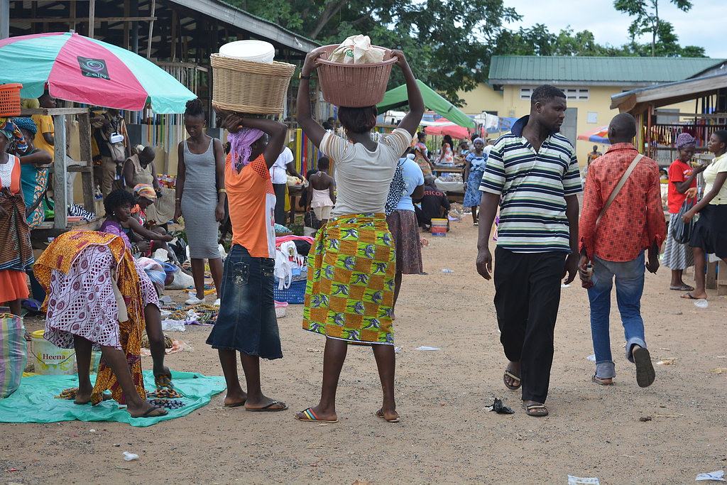 Koforidua beads market
